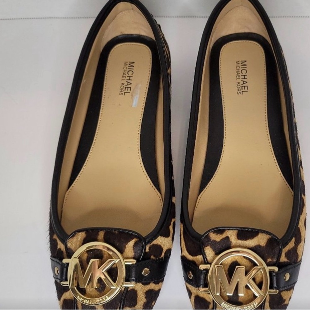 MICHEAL Micheal Kors Leopard Print Flats 🐆🥿🥿 - Picture 3 of 11